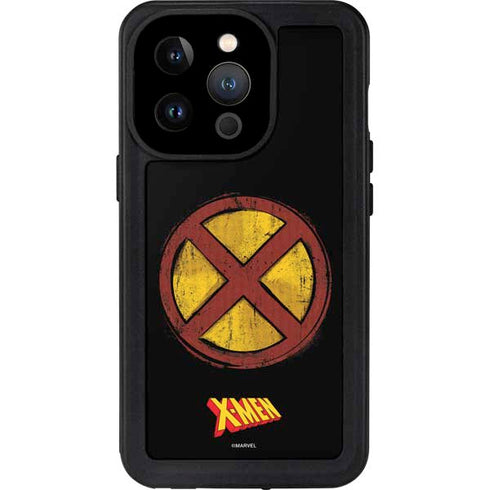 Marvel X-Men Logo iPhone 15 Pro Waterproof Case